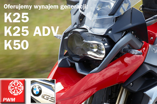 BMW GS PWM R1200GS Pomorska Wypożyczalnia Motocykli PWM